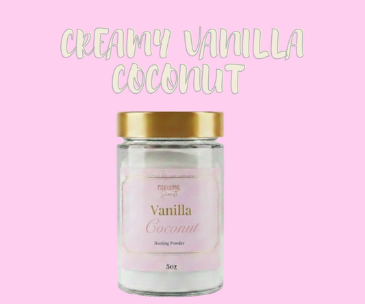 Creamy Vanilla  Coconut Dusting Powder