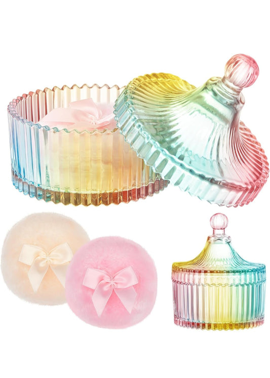 Rainbow Dusting Powder Container